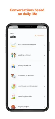 Talk with Aleena android App screenshot 1